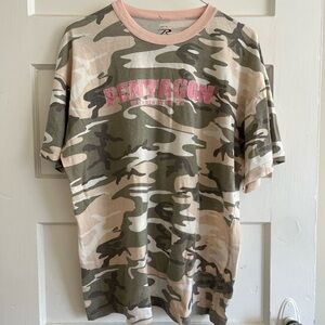 Vintage Camouflage Short Sleeve Tee
